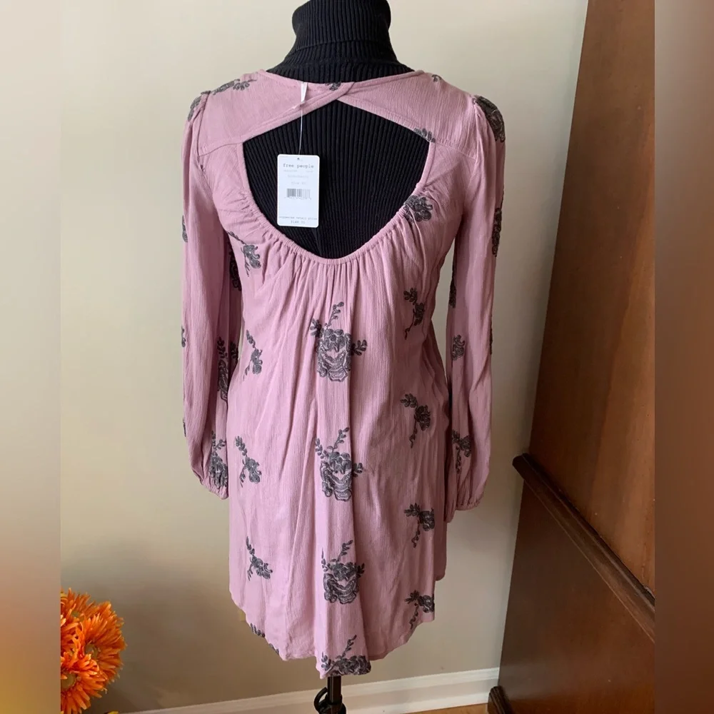 NWT Free People Dress Boho Chic Swing Mini - Picture 11 of 14